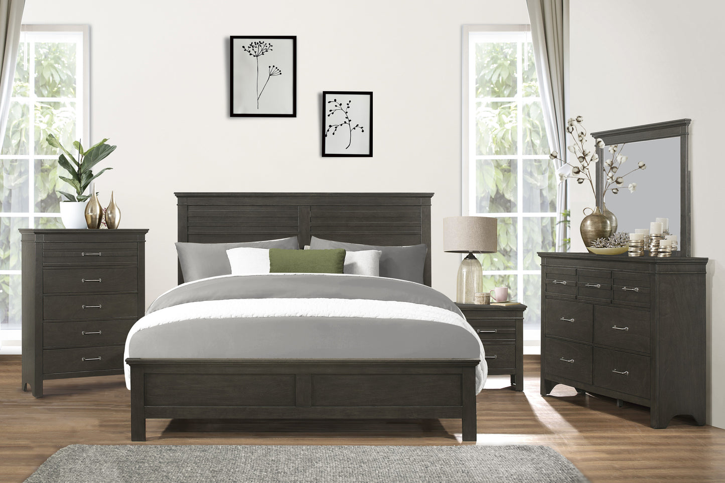 Homelegance Chest Charcoal Gray Blaire Farm 1675-9