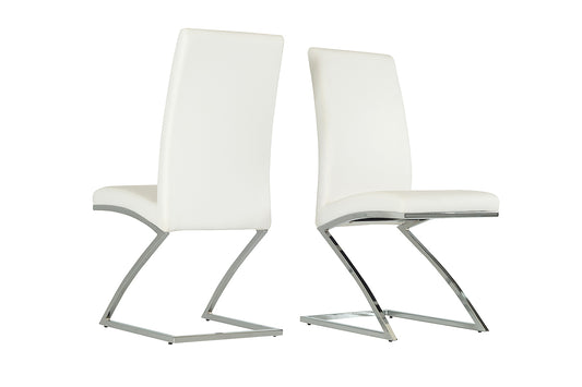 Angora Modern White Dining Chair