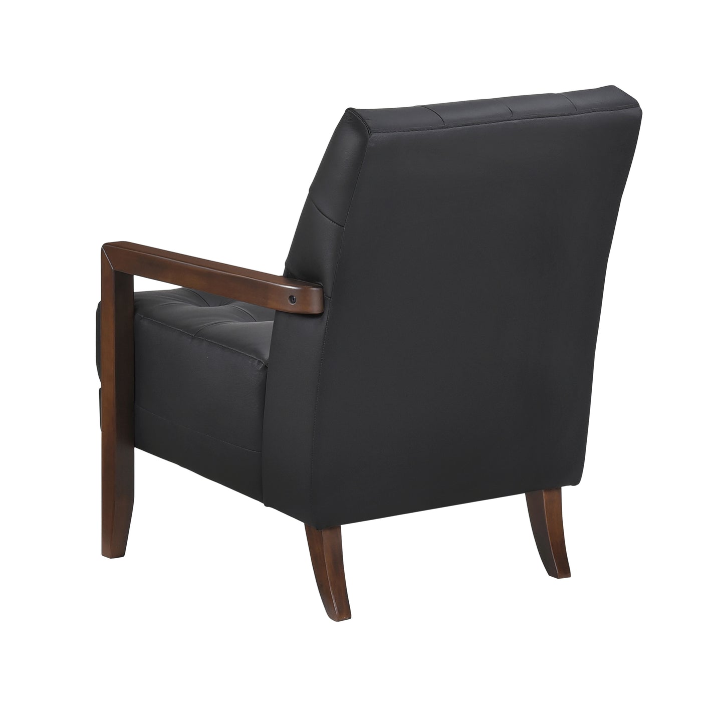 Homelegance Crafton Accent Chair in Black Upholstery 1010BLK-1