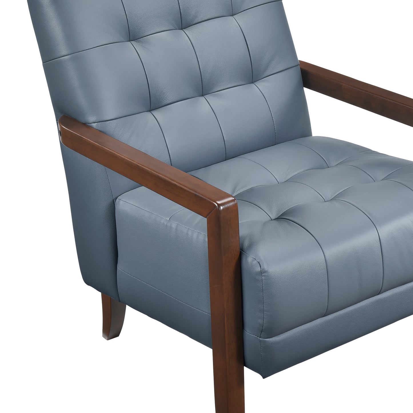 Homelegance Crafton Accent Chair in Blue Fabric with Stylish Design 1010BUE-1