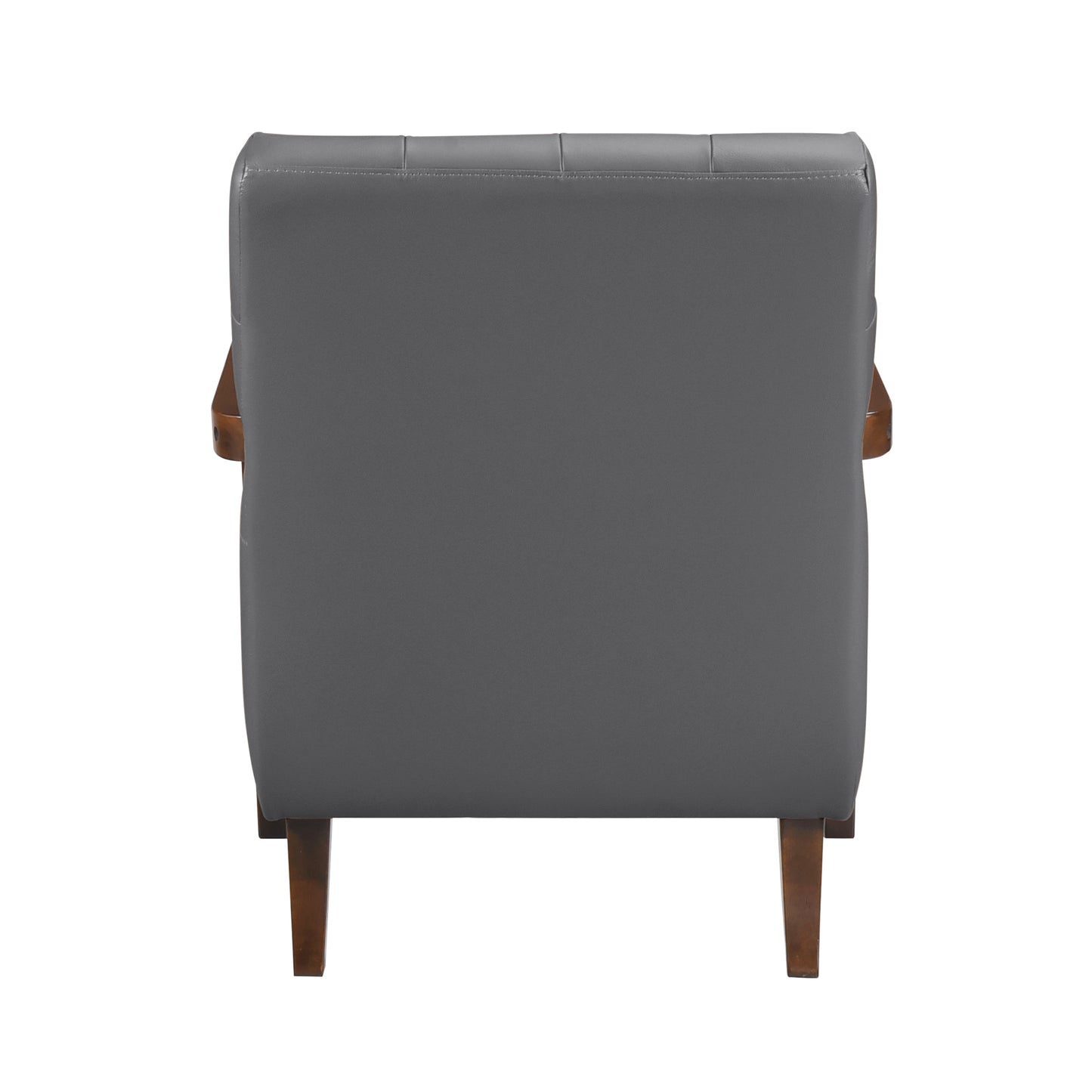 Homelegance Crafton Accent Chair in Gray Fabric with Stylish Design 1010DGY-1
