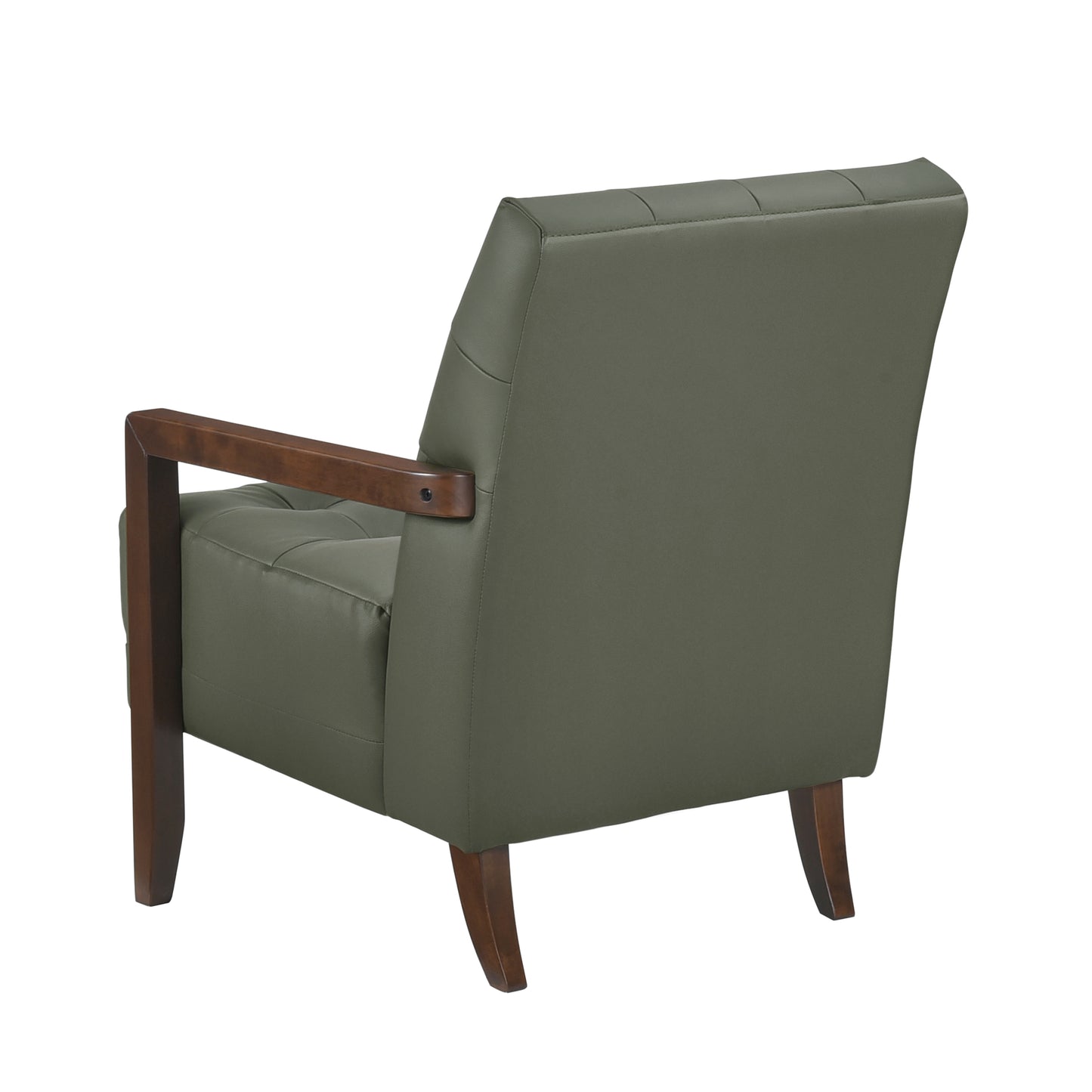 Homelegance Crafton Accent Chair in Green Velvet Upholstery 1010GRN-1