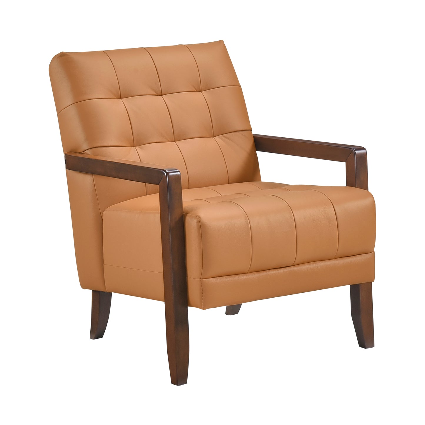 Homelegance Crafton Accent Chair in Gray Fabric with Stylish Design 1010RNG-1