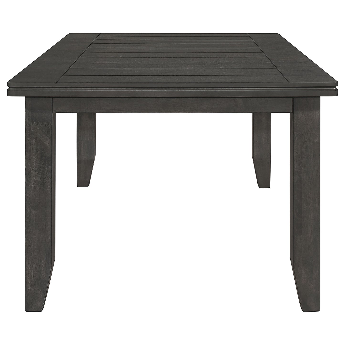 Dalila 6-piece Rectangular Dining Table Set Dark Grey