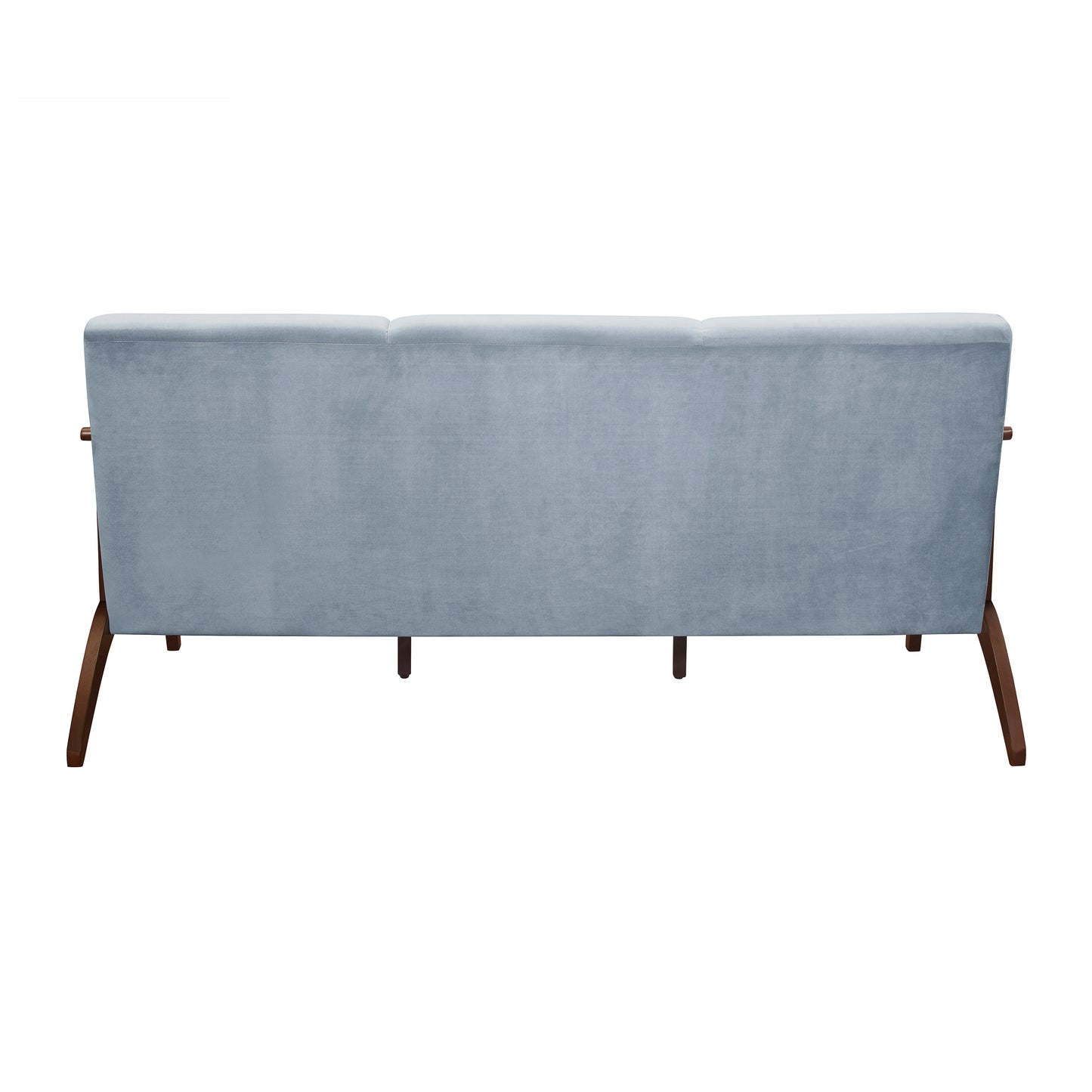 Homelegance Carlson Sectional Sofa in Blue-Gray Velvet 1032BGY-3