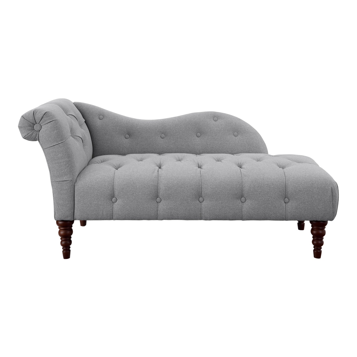 Homelegance Blue Hill Chaises in Dove Gray Textured Fabric 1044DV-5