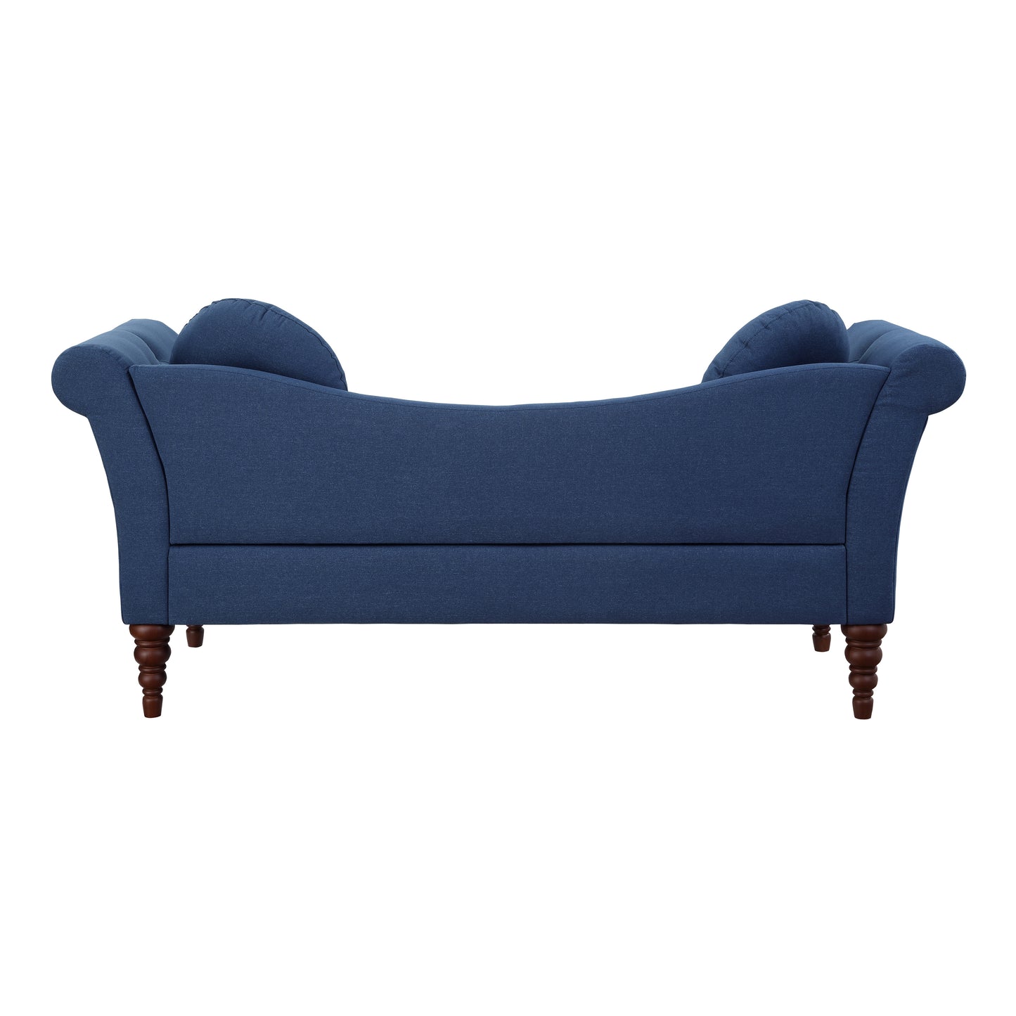 Homelegance Adira Blue Textured Sofa with Button Tufting and Rolled Arms 1045BU-3