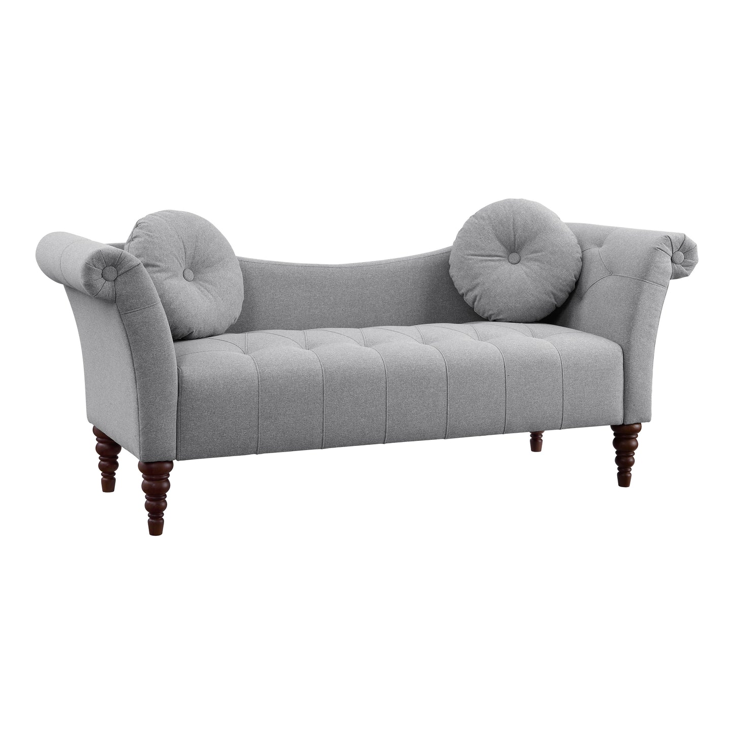 Homelegance Adira Sectional Sofa Dove Gray Elegant Comfort 1045DV-3
