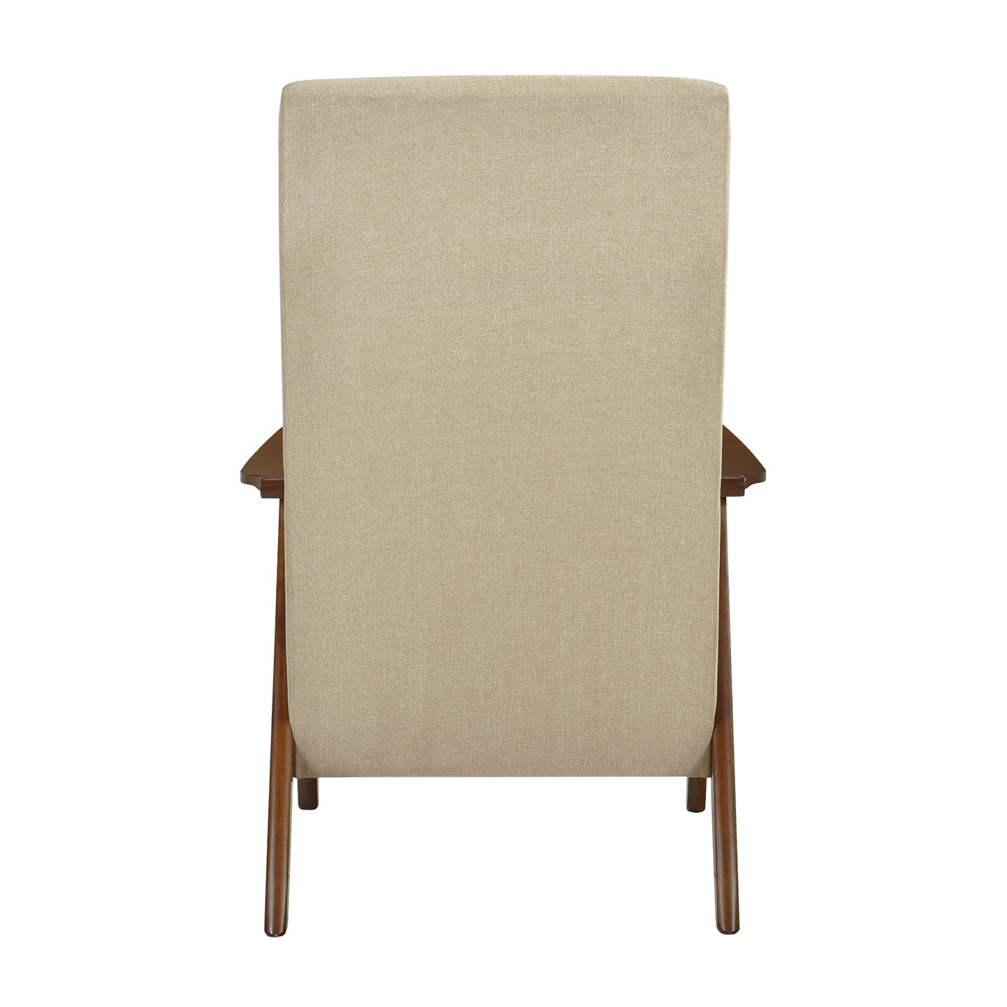 Homelegance Kalmar Accent Chair in Light Brown Textured Fabric 1077BR-1