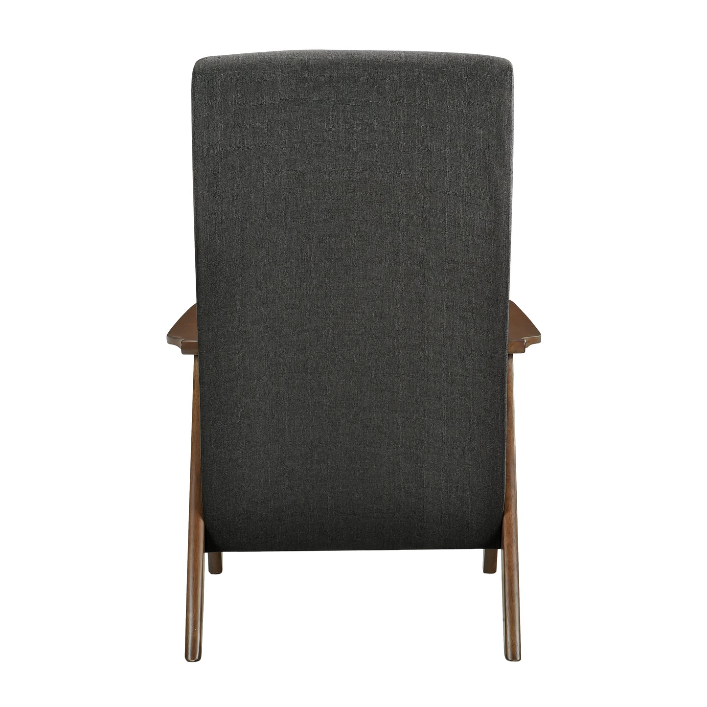 Homelegance Kalmar Accent Chair in Dark Gray Textured Fabric 1077DG-1