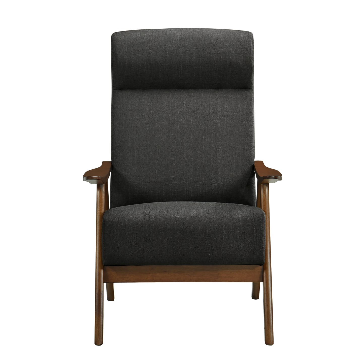 Homelegance Kalmar Accent Chair in Dark Gray Textured Fabric 1077DG-1