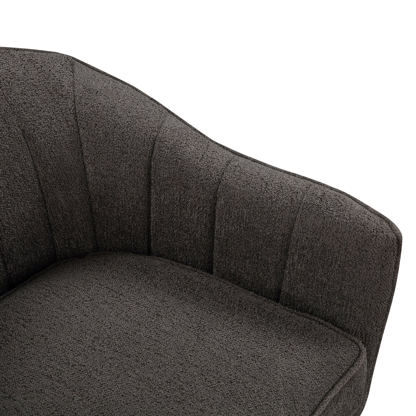 Homelegance Cutler Accent Chair in Charcoal Textured Fabric 1081CC-1