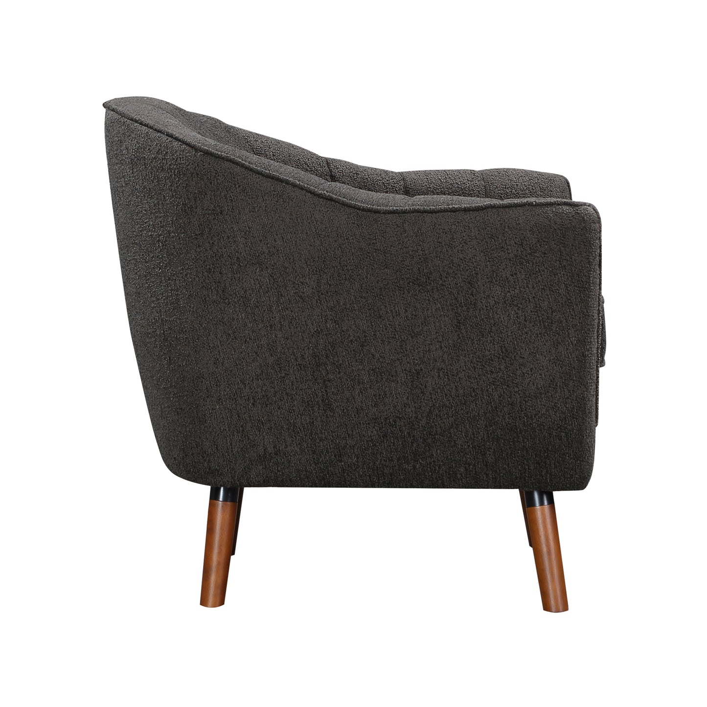 Homelegance Cutler Accent Chair in Charcoal Textured Fabric 1081CC-1