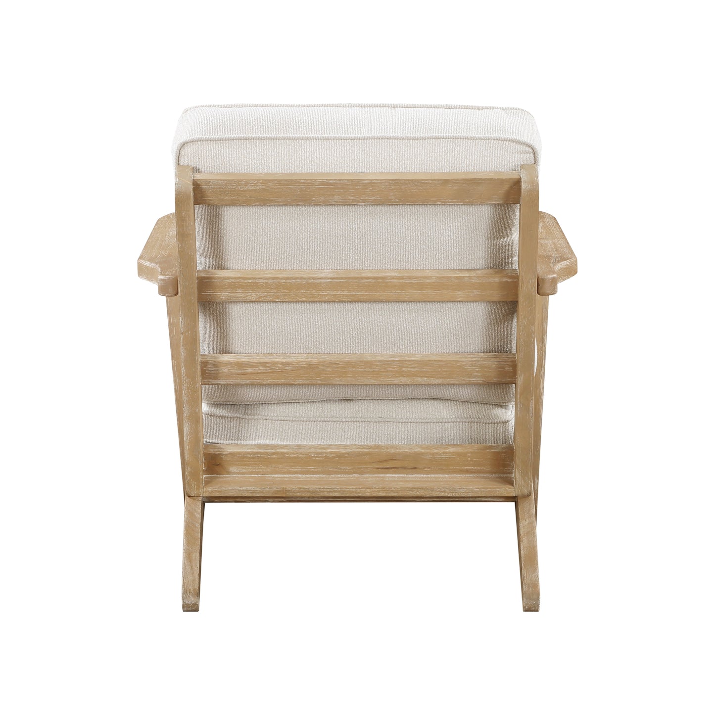 Homelegance Chandler Accent Chair in Wire Brushed Antique Natural Finish 1082BE-1