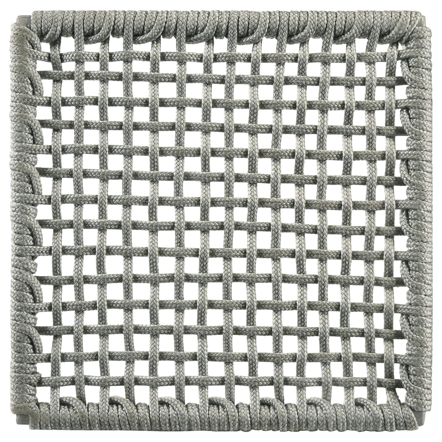 Nakia Woven Rope Counter Chair with Cushion Grey (Set of 2)