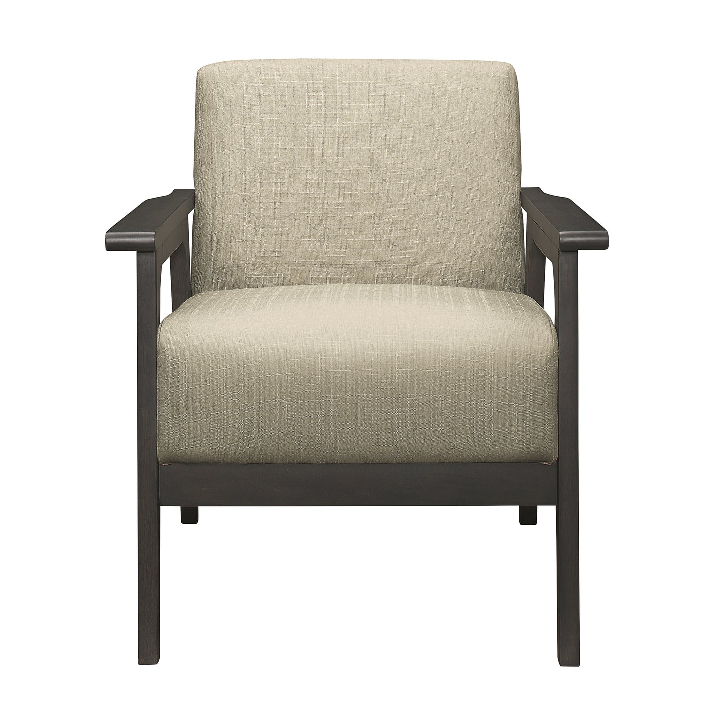 Homelegance Ocala Accent Chair in Light Brown Textured Fabric 1103BR-1