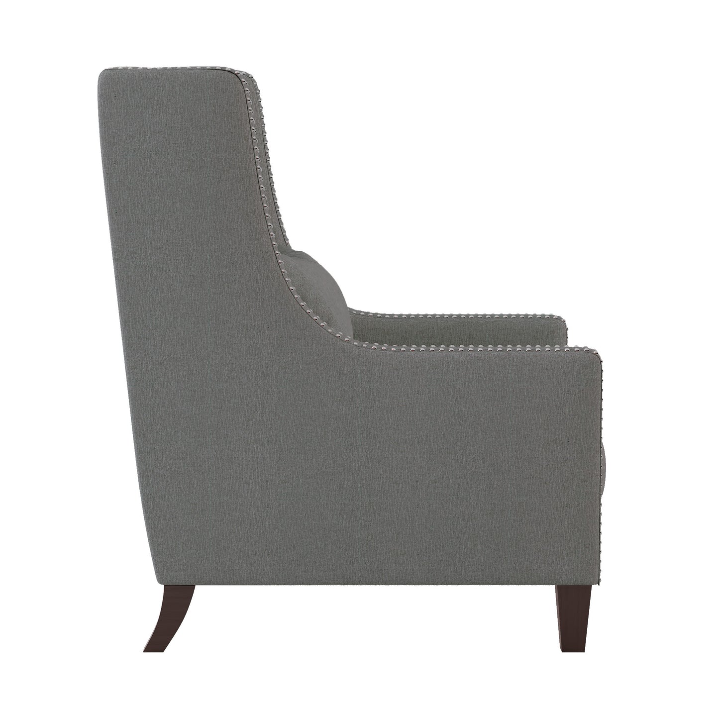 Homelegance Keller Accent Chair in Light Gray Textured Fabric 1114GY-1