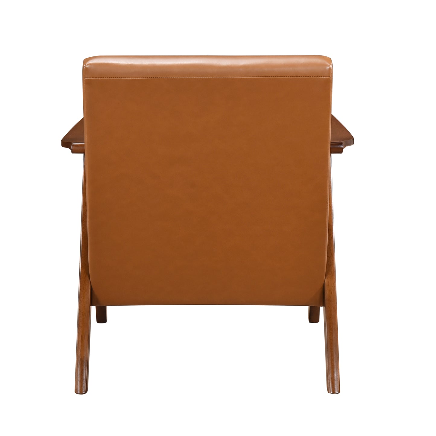 Homelegance Accent Chair in Rich Brown Upholstery Stylish Comfort 1138BRPU-1