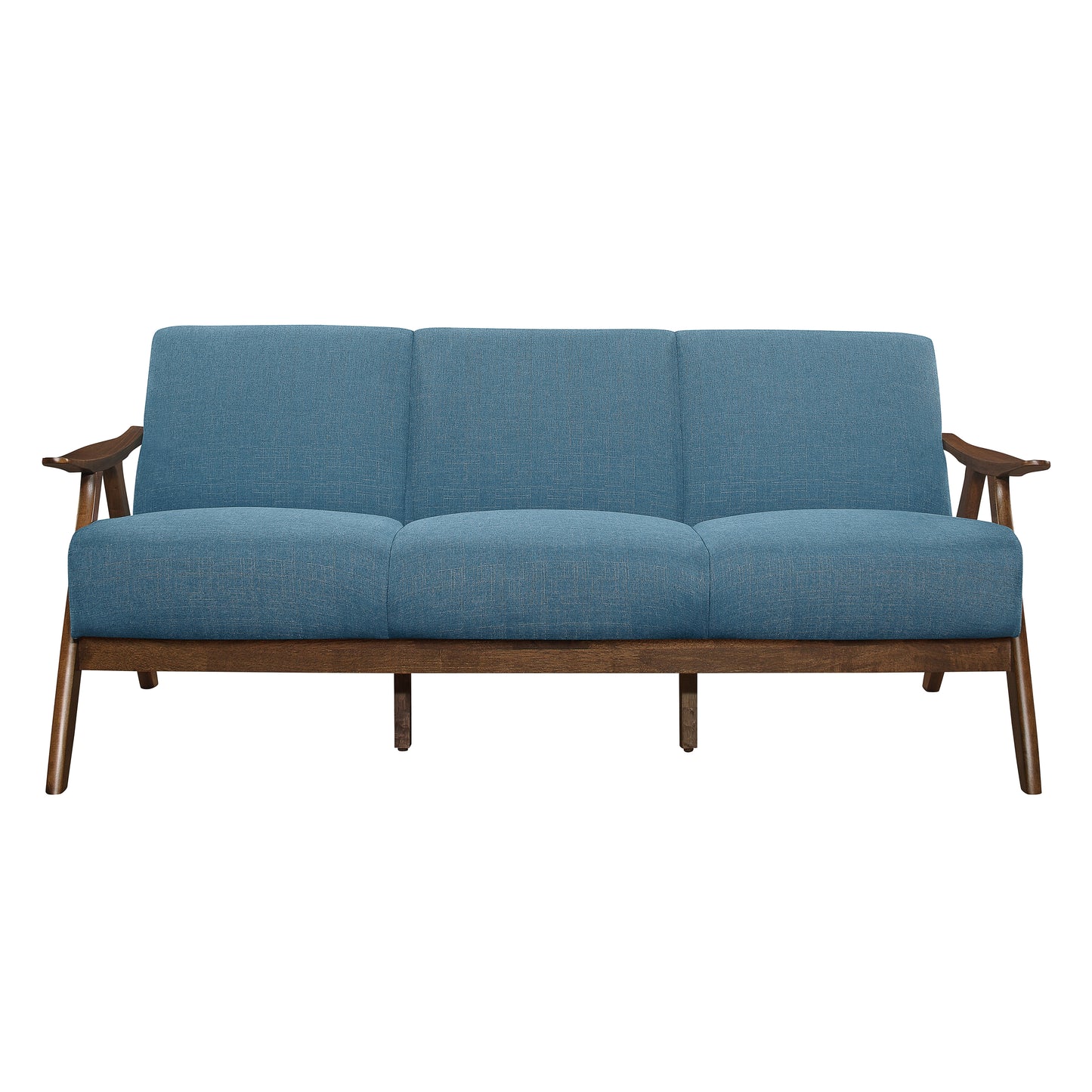 Homelegance Damala Sectional Sofa in Rich Blue Upholstery 1138BU-3