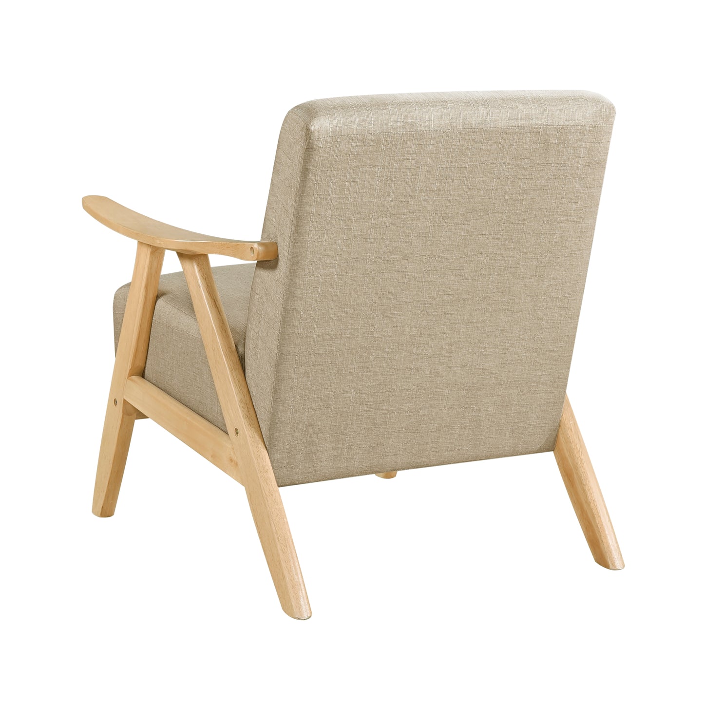 Homelegance Accent Chair in Brown Fabric with Stylish Design 1138NABR-1