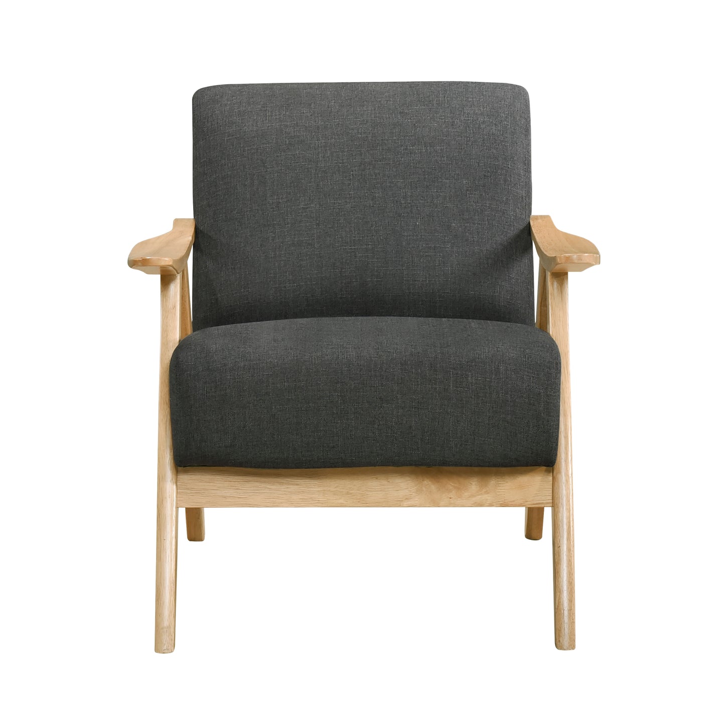 Homelegance Accent Chair in Gray Fabric with Stylish Design 1138NADG-1