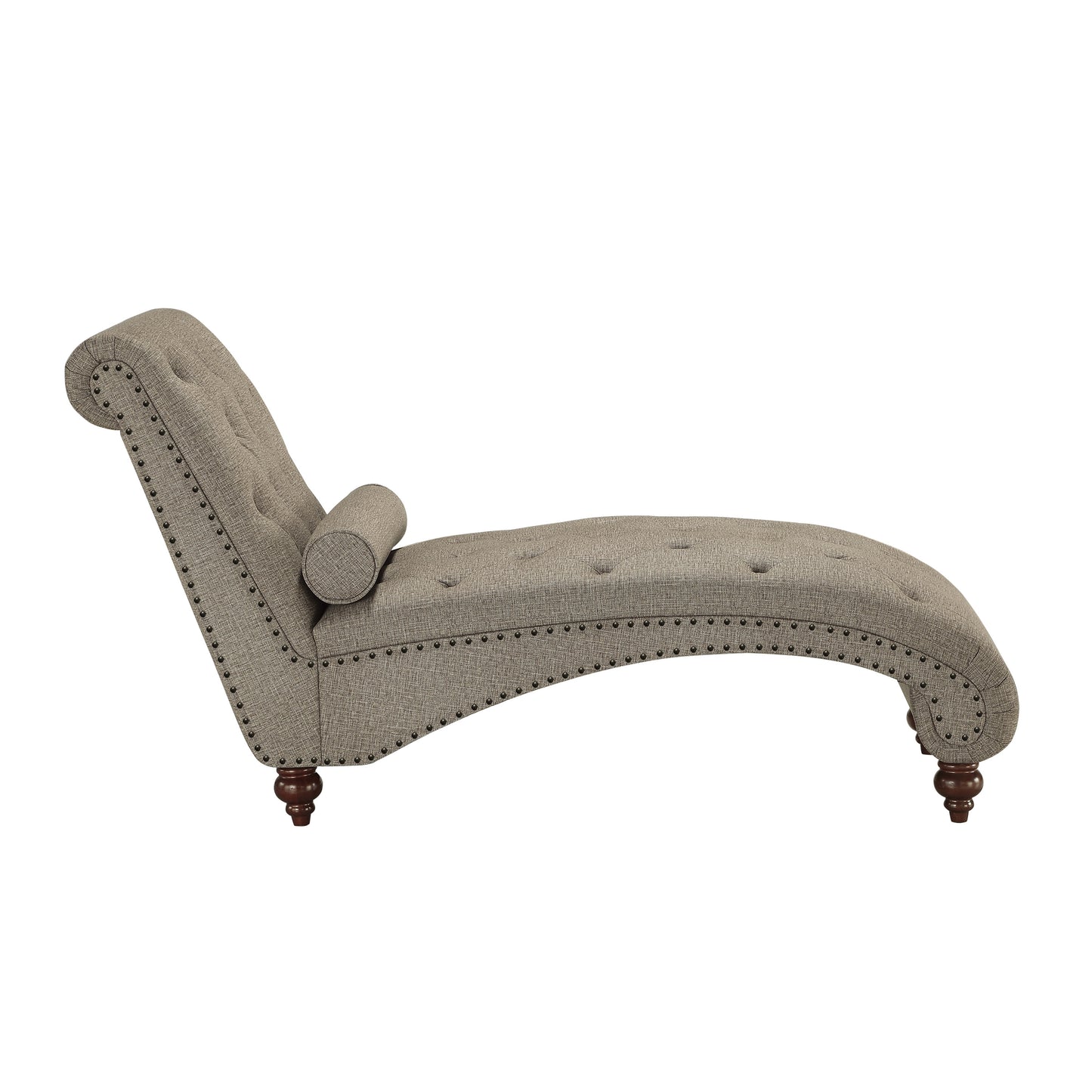 Homelegance Bonne Chaises with Brown Textured Fabric Upholstery 1162NBR-5