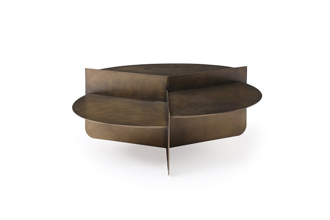 Modrest Kyuss Modern Antique Brass Coffee Table