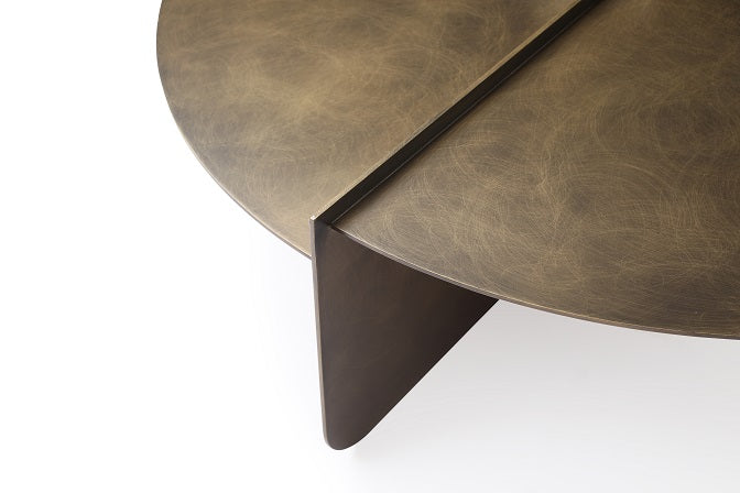 Modrest Kyuss Modern Antique Brass Coffee Table