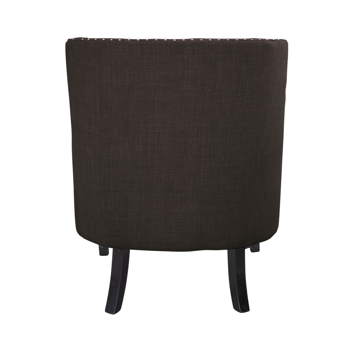 Homelegance Charisma Accent Chair in Chocolate Textured Fabric 1194CH