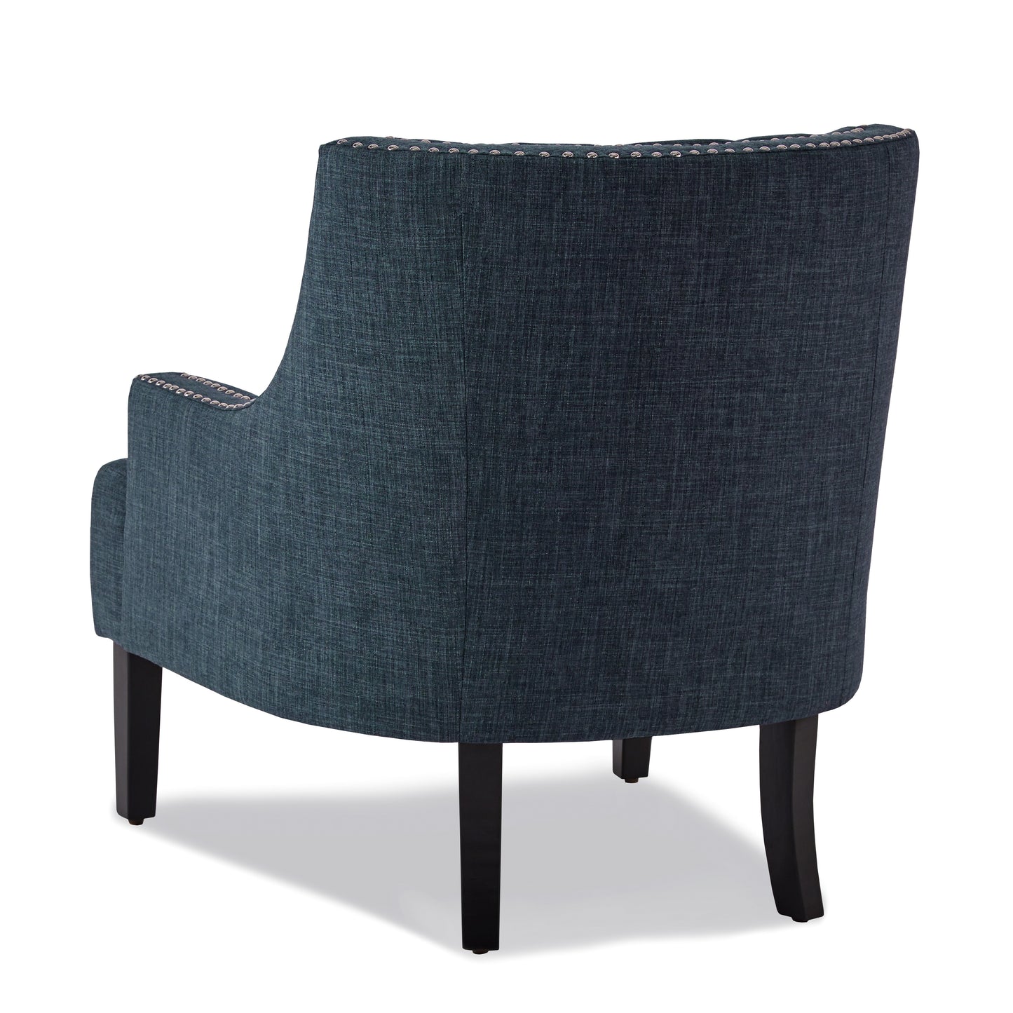 Homelegance Charisma Accent Chair in Textured Indigo with Button Tufting 1194IN