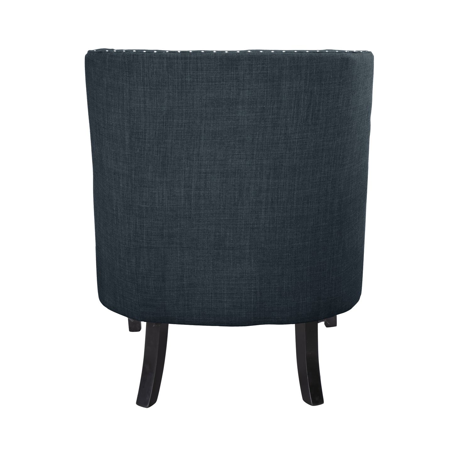 Homelegance Charisma Accent Chair in Textured Indigo with Button Tufting 1194IN