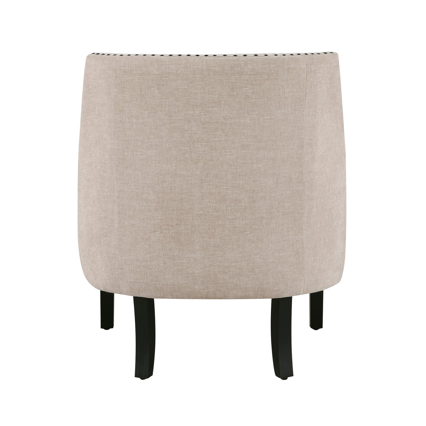 Homelegance Charisma Accent Chair in Cement Chenille with Button Tufting 1194NCM-1