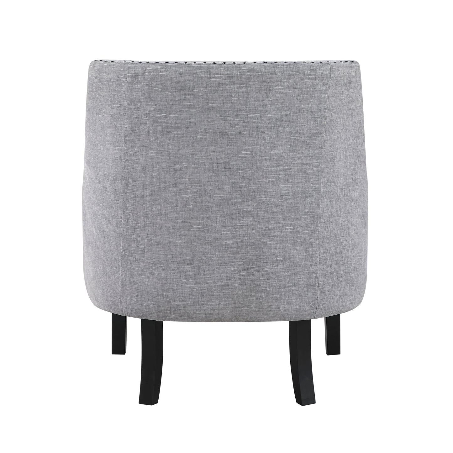 Homelegance Charisma Accent Chair in Gray Chenille with Button Tufting 1194NGY-1