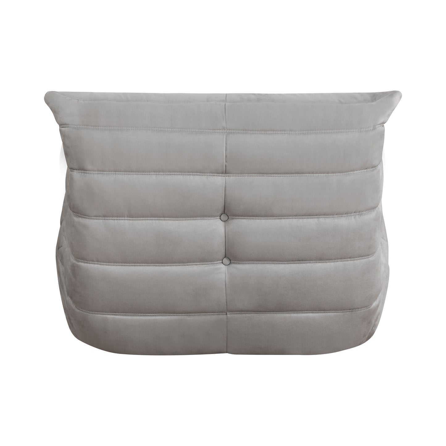 Homelegance Seven Accent Chair in Gray Microfiber with Button Tufted Detail 1203GY-1