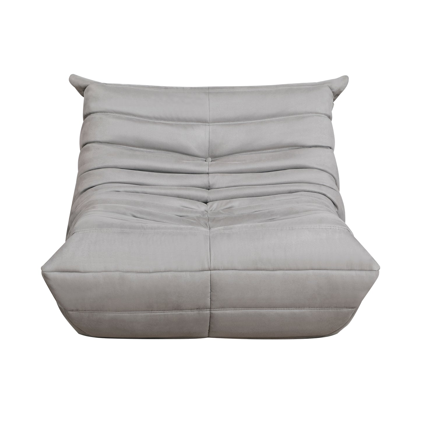 Homelegance Seven Accent Chair in Gray Microfiber with Button Tufted Detail 1203GY-1