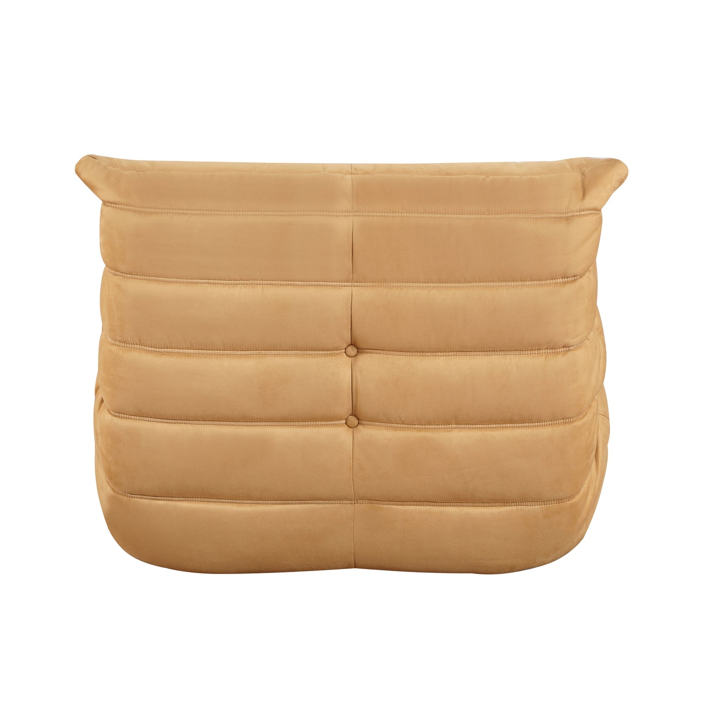 Homelegance Seven Accent Chair in Yellow Microfiber with Button Tufted Detail 1203YW-1