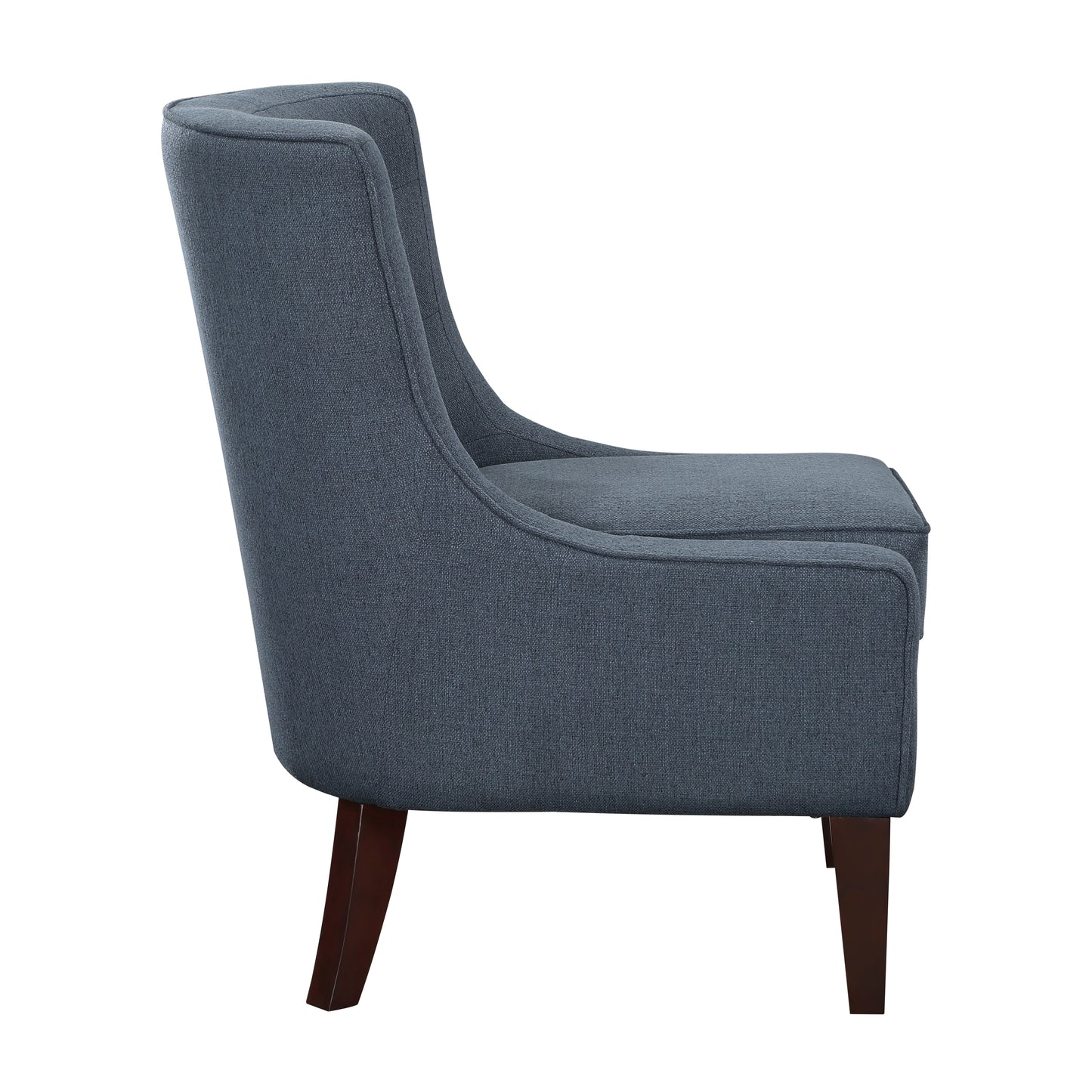 Homelegance Margaret Accent Chair in Textured Blue Fabric 1208BUE-1