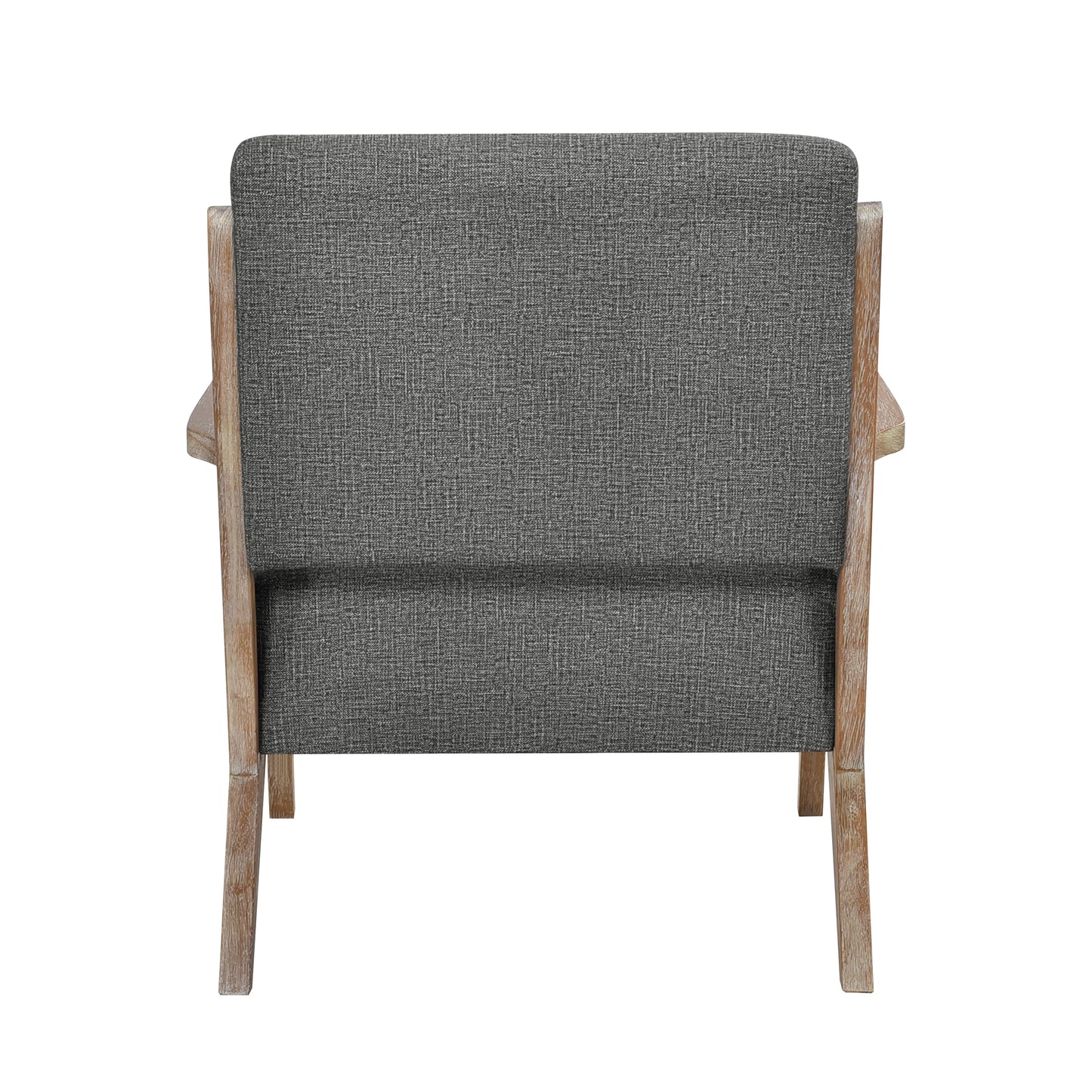 Homelegance Ollen Accent Chair in Dark Gray Textured Fabric 1211DG-1