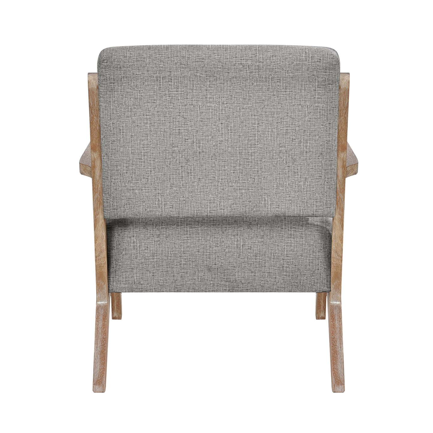Homelegance Ollen Accent Chair in Brownish Gray Textured Fabric 1211GY-1