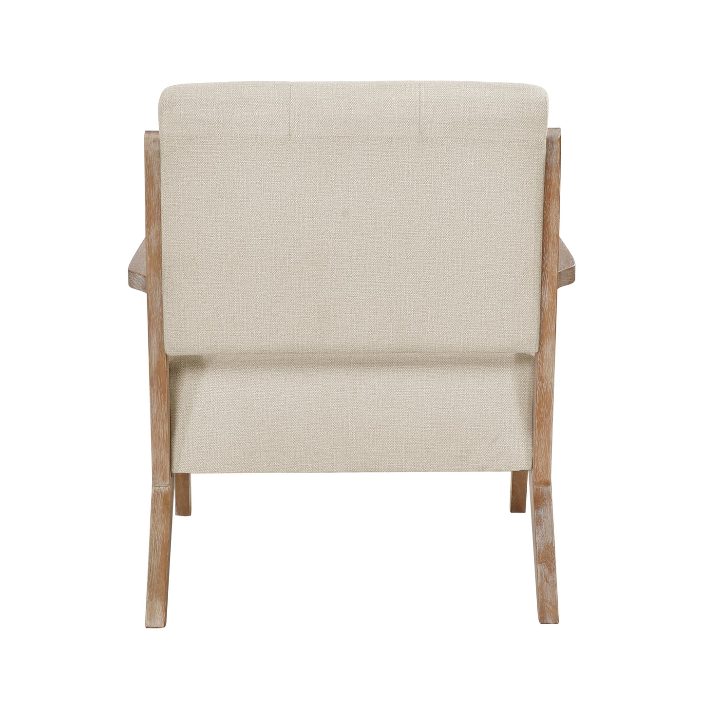 Homelegance Ollen Accent Chair in Textured Sand with Tufted Back 1211SN-1