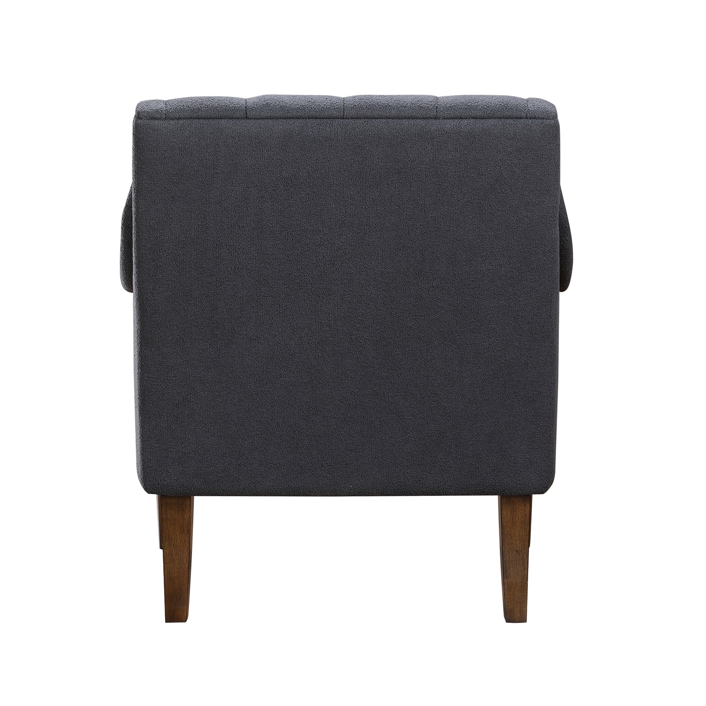 Homelegance Stella Accent Chair in Dark Gray Boucle Fabric 1248DG-1