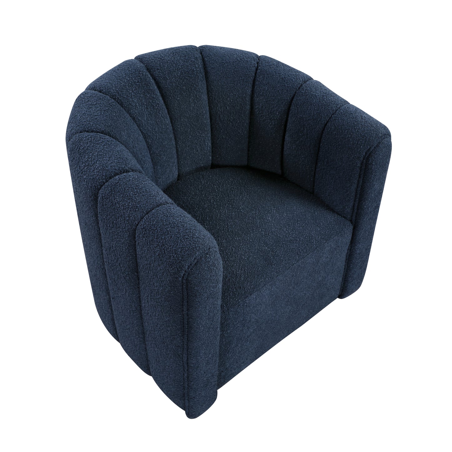 Homelegance Accent Chair Swivel Chair with Ottoman in Finish 1260BU
