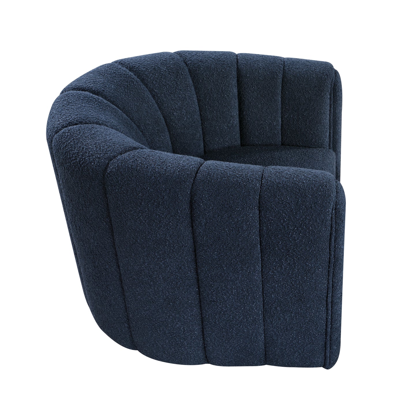 Homelegance Accent Chair Swivel Chair with Ottoman in Finish 1260BU