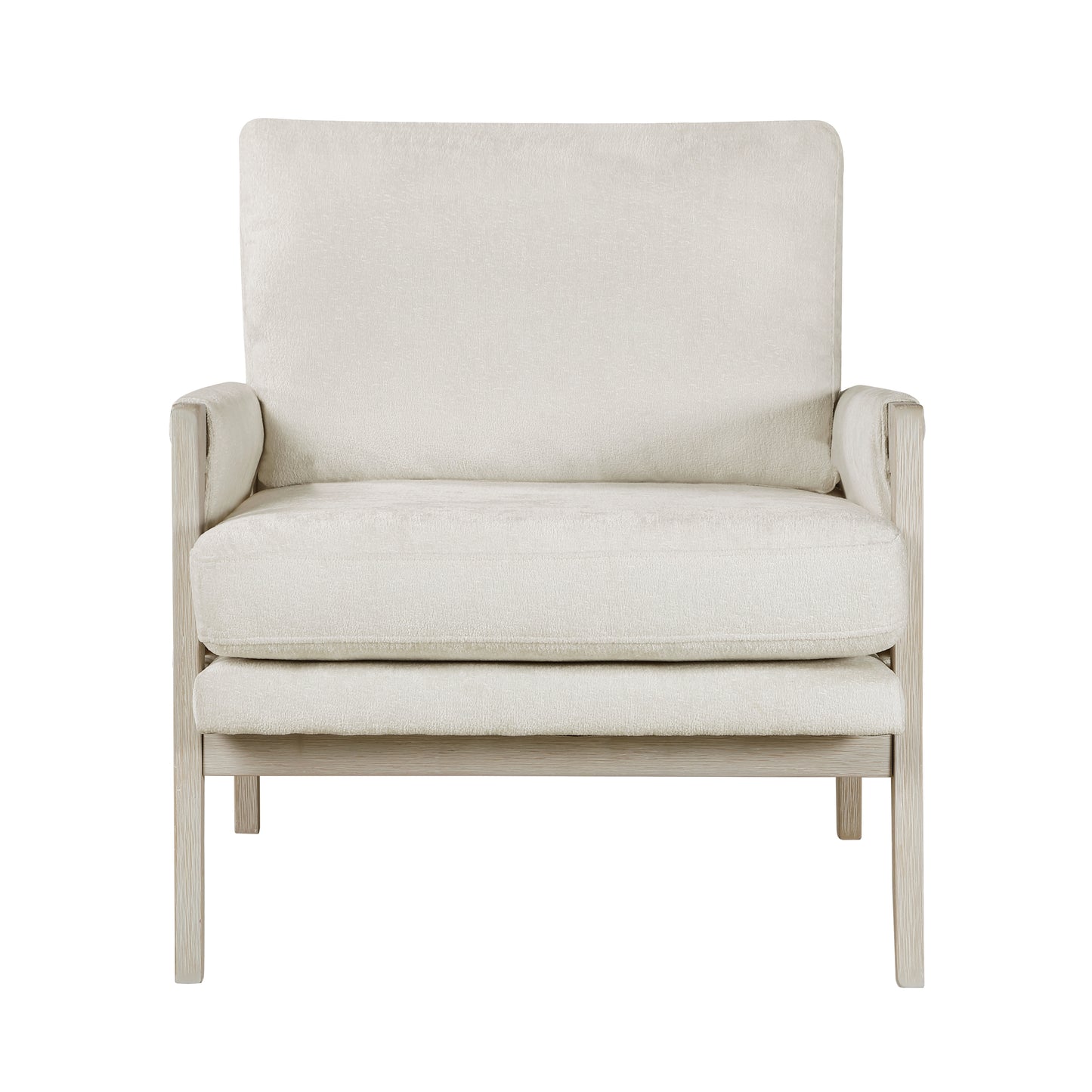 Homelegance Accent Chairs in Cream Upholstery 1269NCRM-1