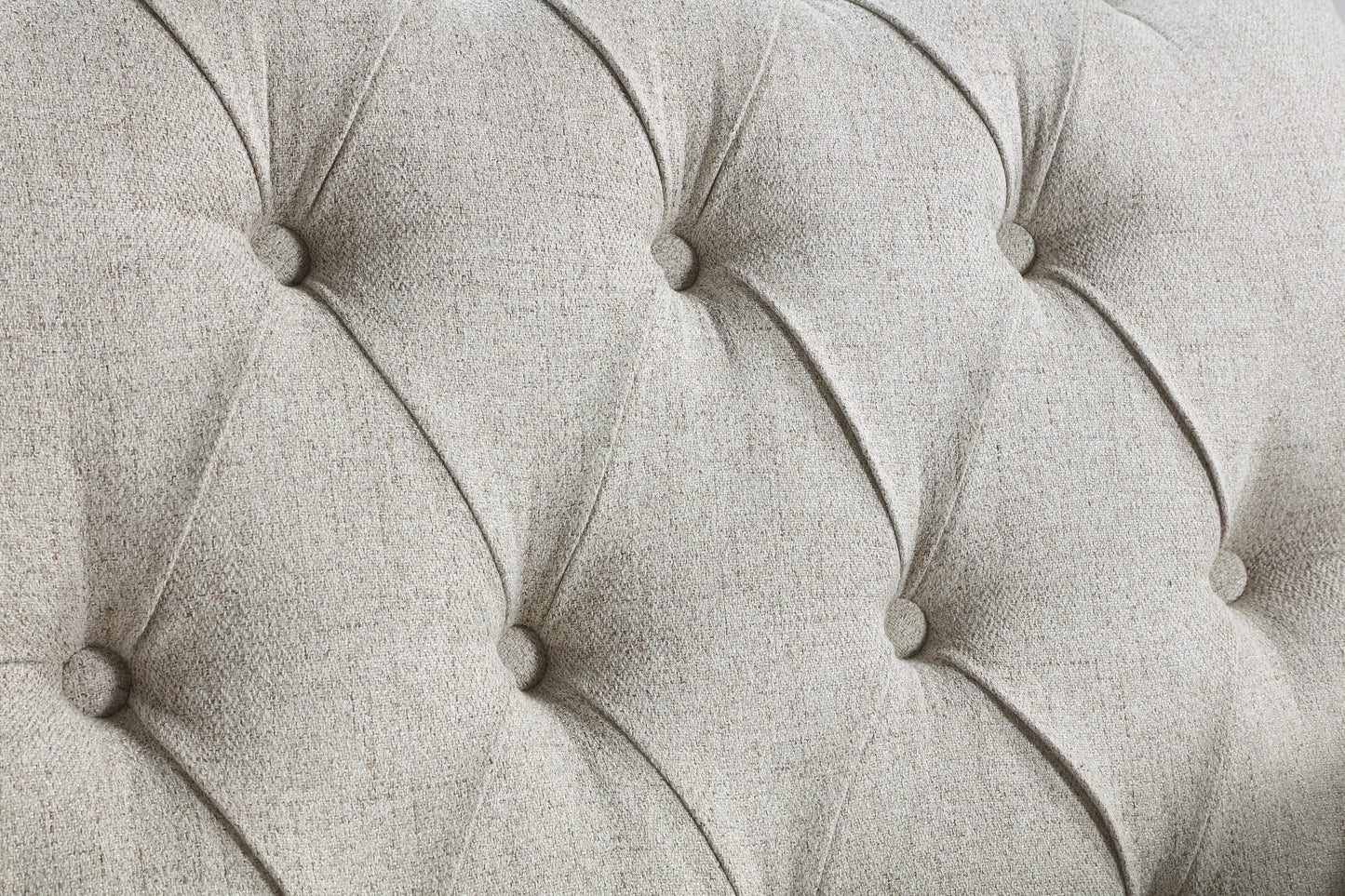 Homelegance Accent Chair in Gray Fabric with Stylish Design 1270-1