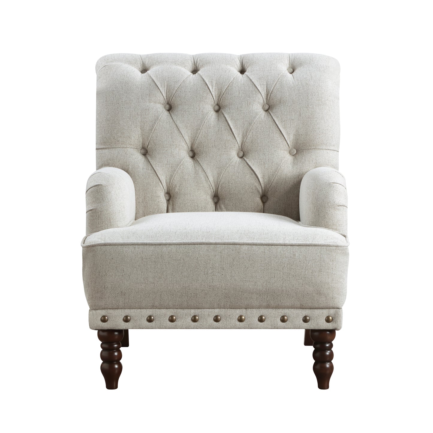 Homelegance Accent Chair in Gray Fabric with Stylish Design 1270-1