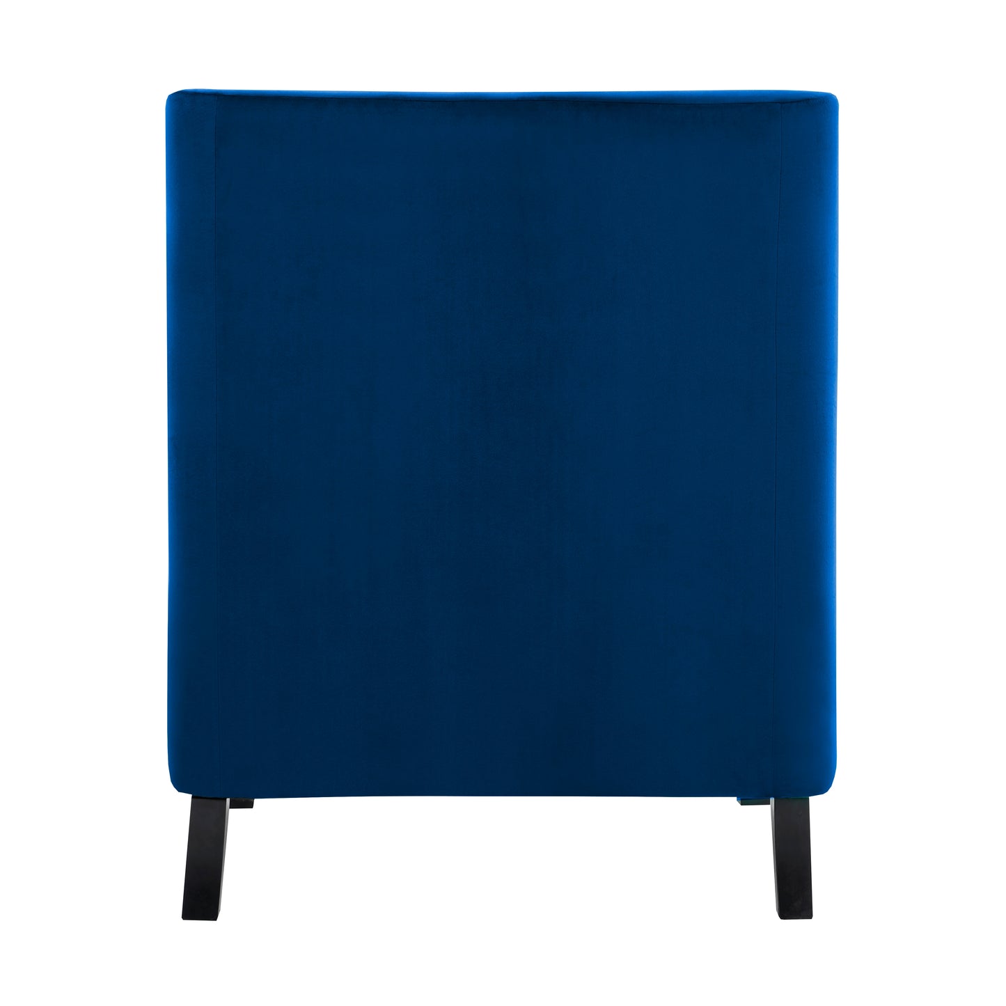 Homelegance Grazioso Accent Chair in Navy Velvet with Button Tufting 1297NV-1NN