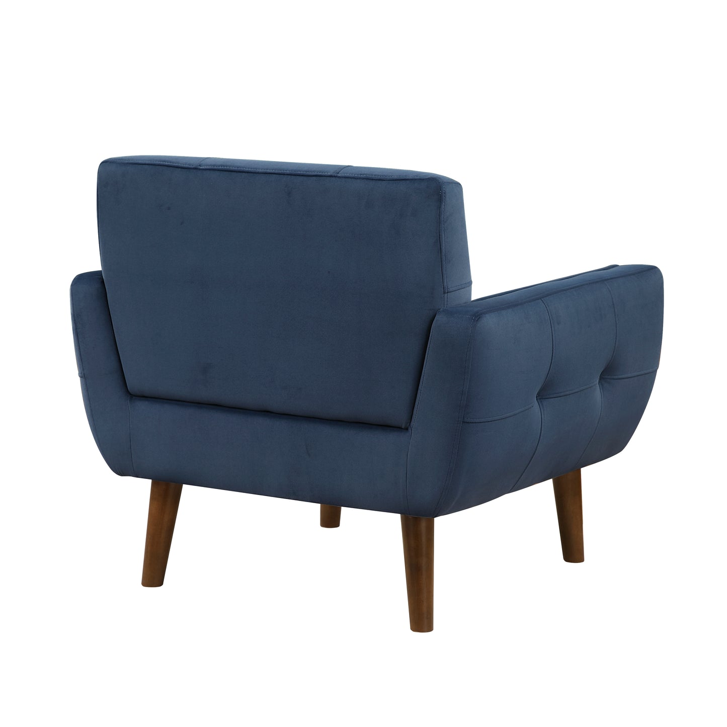 Homelegance Accent Chairs in Blue Velvet 1298BU-1