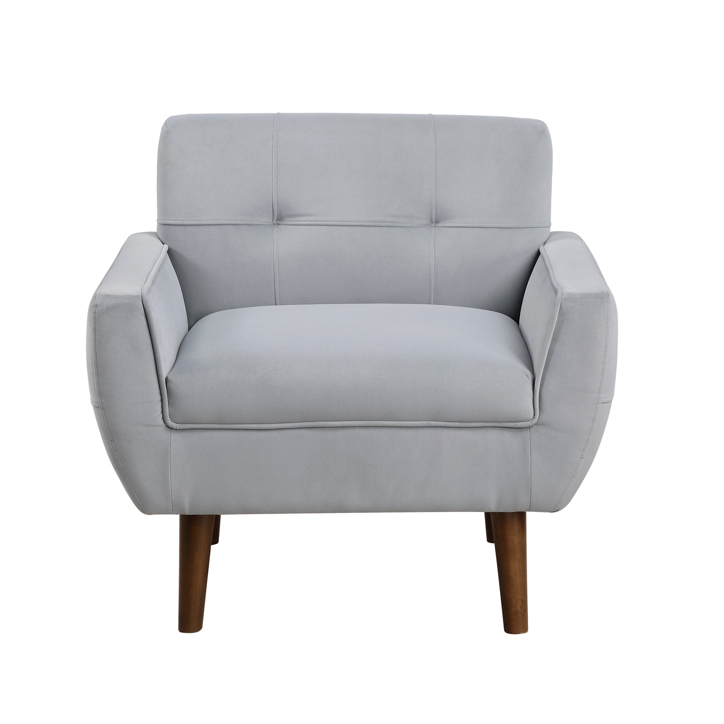 Homelegance Accent Chairs Gray Upholstered Stylish Seating 1298GY-1