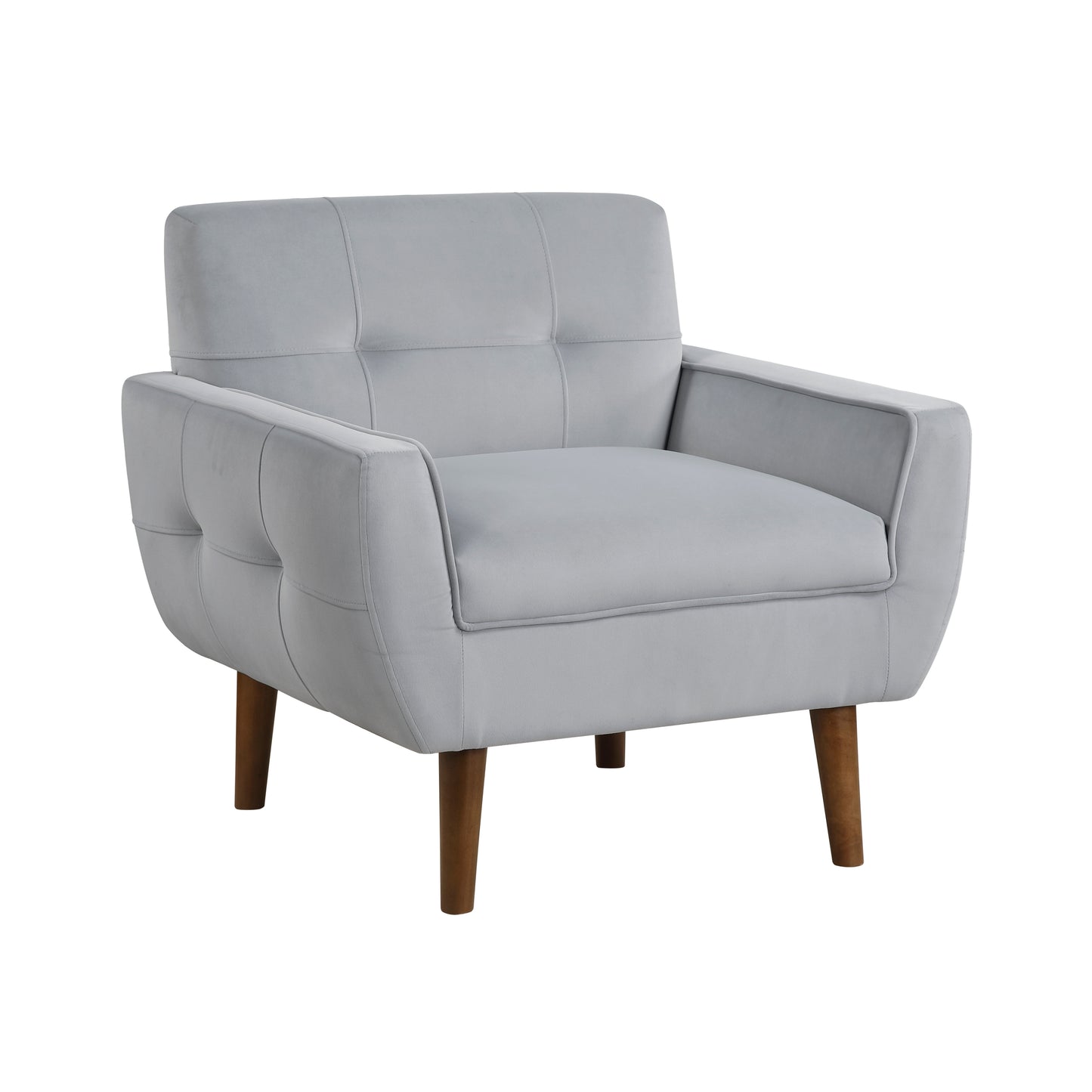Homelegance Accent Chairs Gray Upholstered Stylish Seating 1298GY-1
